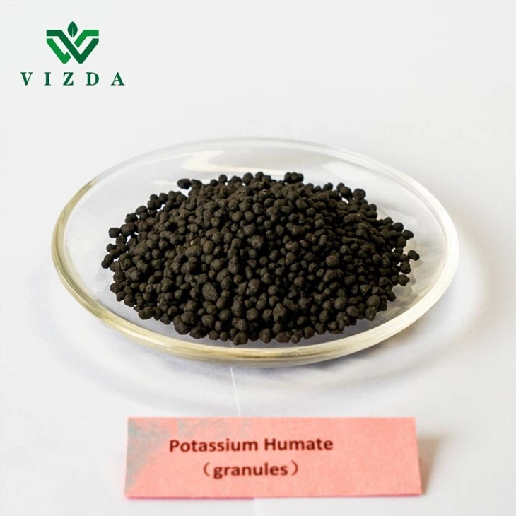 Dry Black Granular Potassium Humate Fertilizer